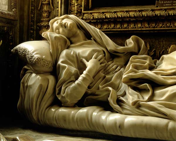 Death of the Blessed Ludovica Albertoni, from the Altieri Chapel od Gianlorenzo Bernini