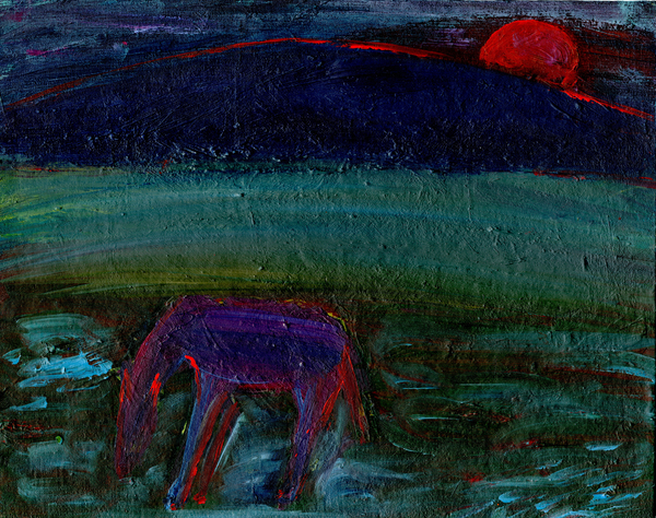 The Horse and the Red Moon od Gigi Sudbury
