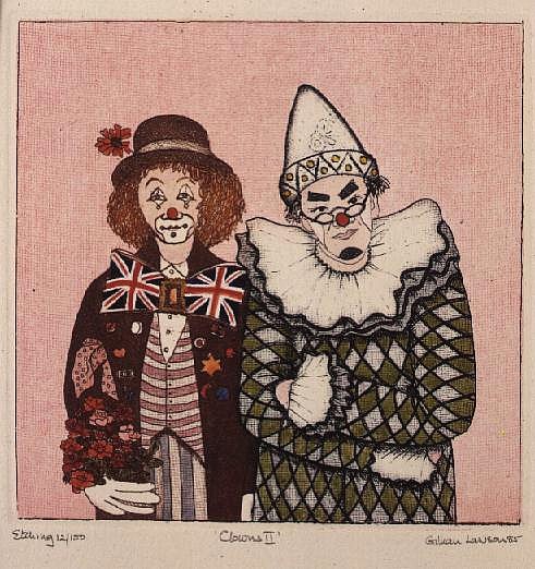 Clowns II (print)  od  Gillian  Lawson