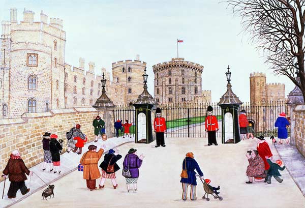 Windsor Castle Hill  od  Gillian  Lawson
