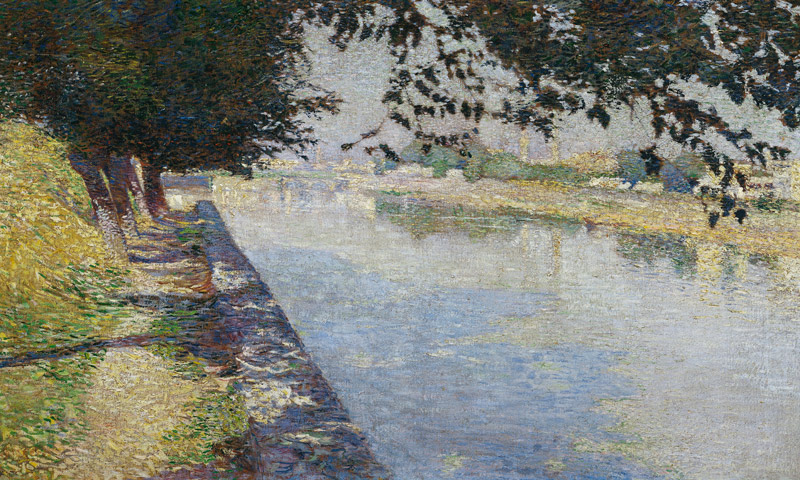 On banks of Arno, 1891 od Giorgio Kienerk