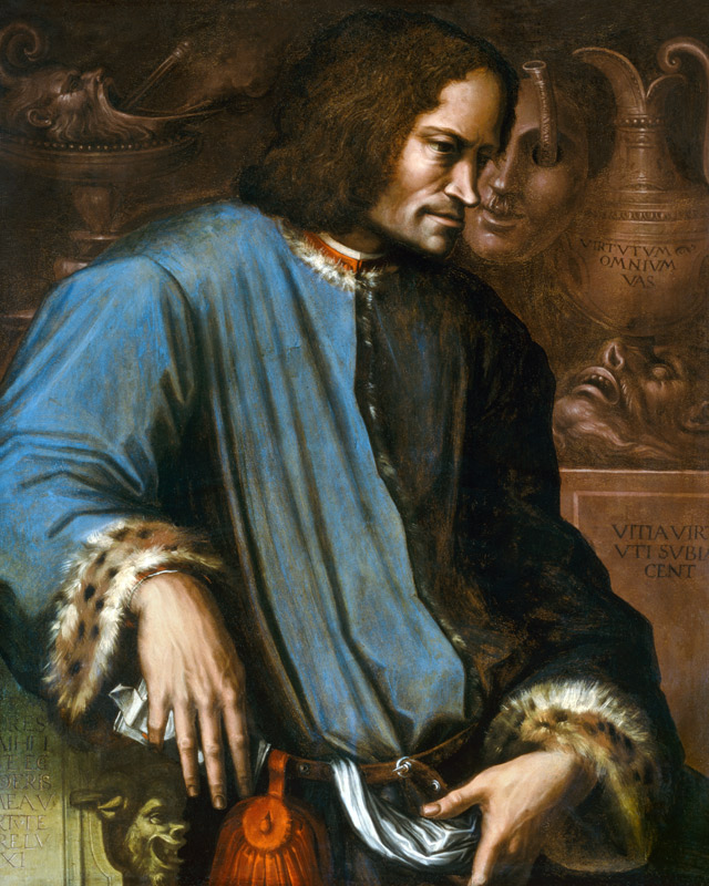 Lorenzo de Medici (1449-92) 'The Magnificent' od Giorgio Vasari