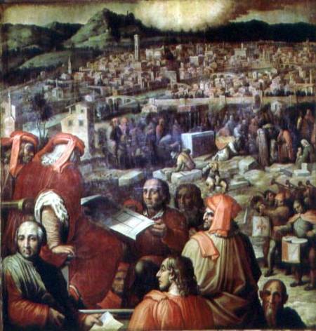 The Expansion of Florence from the ceiling of the Salone dei Cinquecento od Giorgio Vasari