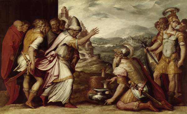 G.Vasari, Abraham und Melchisedek od Giorgio Vasari