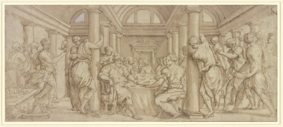 The Wedding of Esther and Ahasuerus od Giorgio Vasari