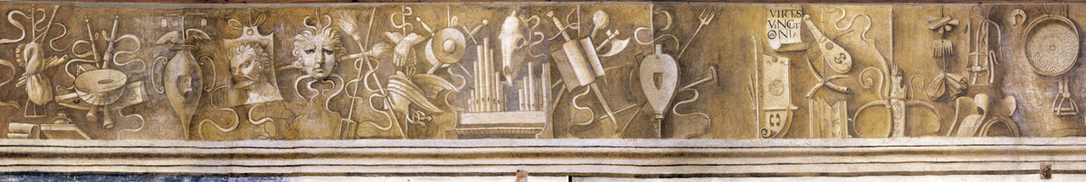 Arti liberali. Frieze in the Casa Pellizzari od Giorgione