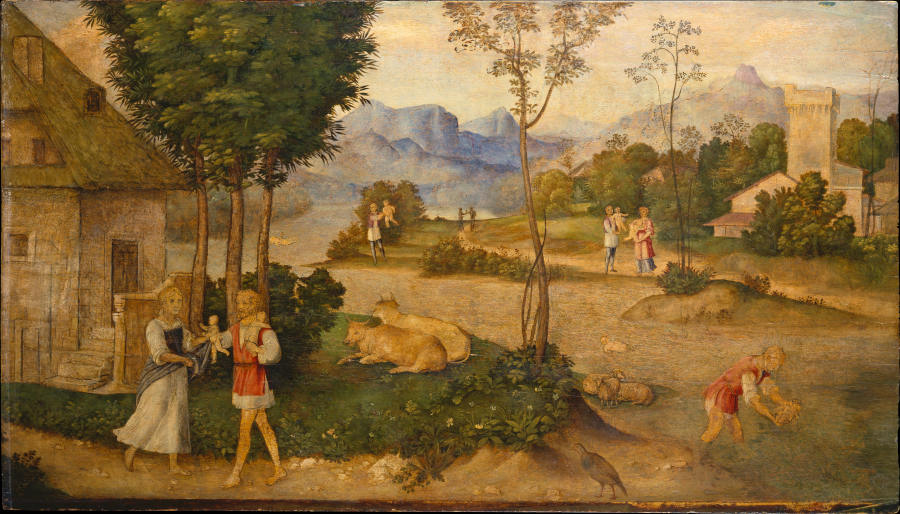 The Finding of Romulus and Remus od Giorgione
