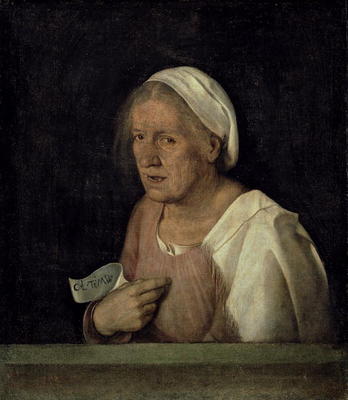 La Vecchia (The Old Woman) after 1505 (oil on canvas) od Giorgione