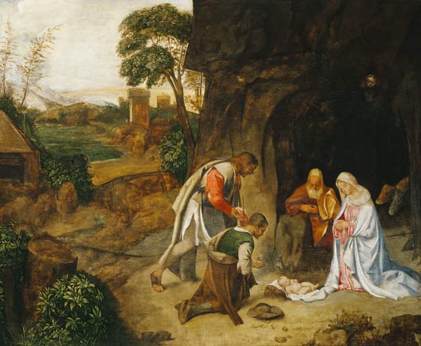 Adoration of the shepherds od Giorgione (eigentl. Giorgio Barbarelli oder da Castelfranco)