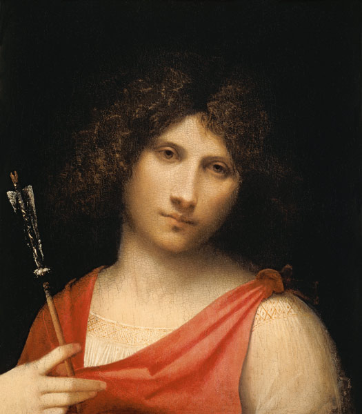 Youth holding an Arrow od Giorgione (eigentl. Giorgio Barbarelli oder da Castelfranco)