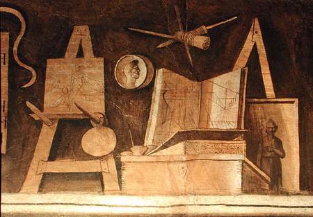 Painting: Various Instruments od Giorgione (eigentl. Giorgio Barbarelli oder da Castelfranco)