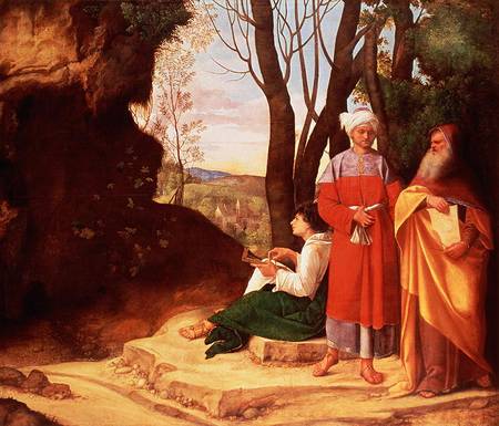 The Three Philosophers od Giorgione (eigentl. Giorgio Barbarelli oder da Castelfranco)