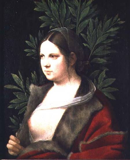 Portrait of a Young Woman (Laura) od Giorgione (eigentl. Giorgio Barbarelli oder da Castelfranco)