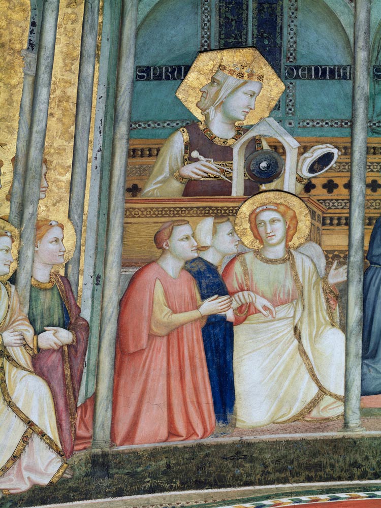 Allegorie des Gehorsams od Giotto (di Bondone)