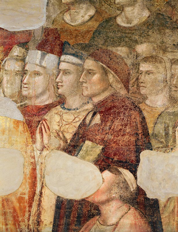Dante Alighieri (1265-1321): (fresco) (detail) od Giotto (di Bondone)