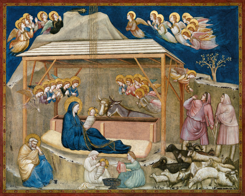 Die Geburt Christi od Giotto (di Bondone)