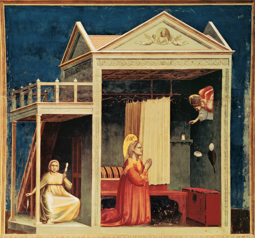 The proclamation to St. Anna. od Giotto (di Bondone)