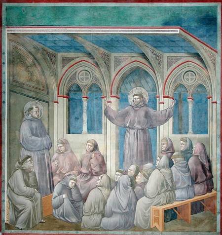 The Apparition at the Chapter House at Arles od Giotto (di Bondone)