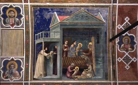 The Birth of the Virgin od Giotto (di Bondone)