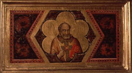 Bishop from the Coronation of the Virgin Polyptych (far left predella) od Giotto (di Bondone)