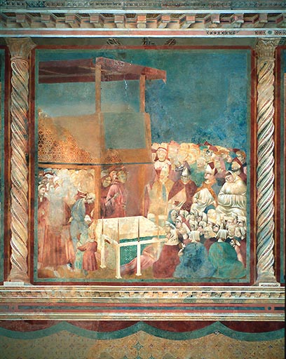 Die Heiligsprechung des Franziskus od Giotto (di Bondone)