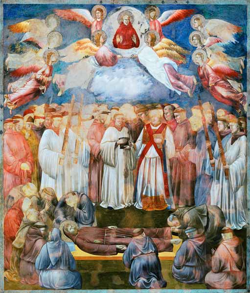The Death of St. Francis od Giotto (di Bondone)