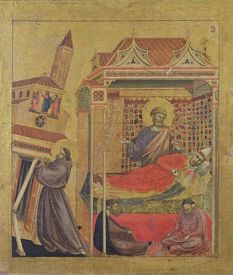 The Vision of Pope Innocent III, c.1295-1300 od Giotto (di Bondone)