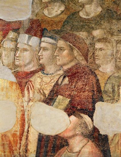 Dante Alighieri (1265-1321): (fresco) (detail)