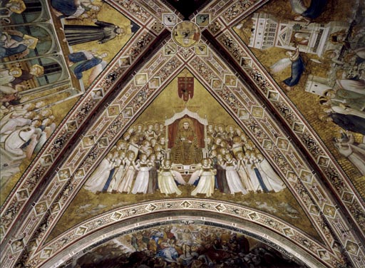 Die Verherrlichung des hl. Franziskus od Giotto (di Bondone)