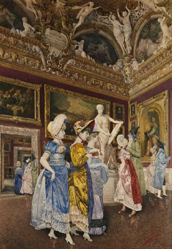 Ein Besuch des Sala di Giove im Palazzo Pitti. od Giovanni B. Filosa