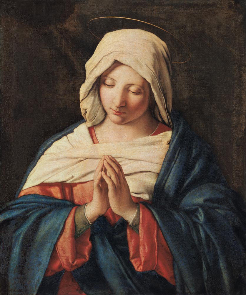 Praying Madonna. od Giovan Battista detto "Il Sassoferrato" Salvi