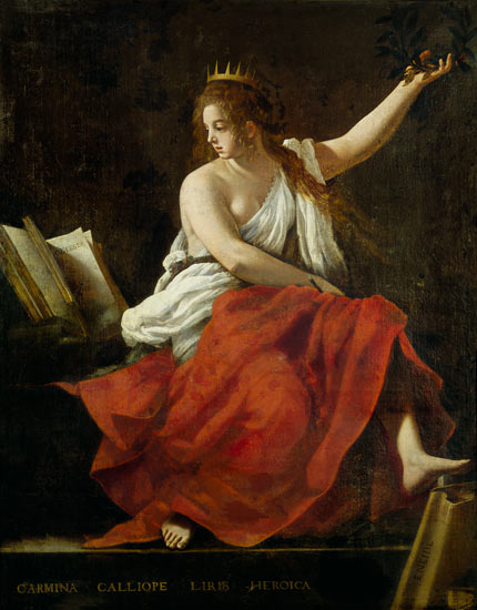 Calliope, Muse of Epic Poetry od Giovanni Baglione