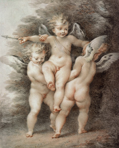 Three Cupids od Giovanni Battista Cipriani