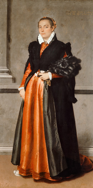 Portrait of a noblewoman Pace Rivola Spini od Giovanni Battista Moroni