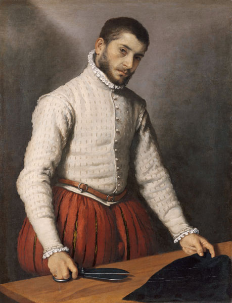Portrait of a tailor od Giovanni Battista Moroni