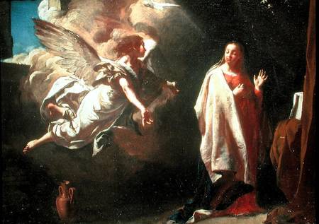 The Annunciation od Giovanni Battista Piazzetta