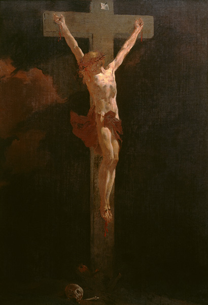 G.B. Piazzetta, Jesus sur la croix od Giovanni Battista Piazzetta