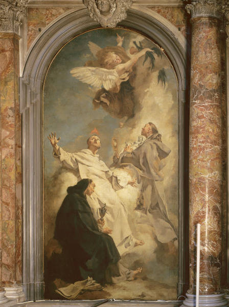 G.B.Piazzetta / Three saints od Giovanni Battista Piazzetta