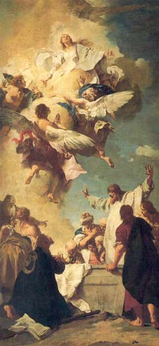 Assumption of the virgin od Giovanni Battista Piazzetta