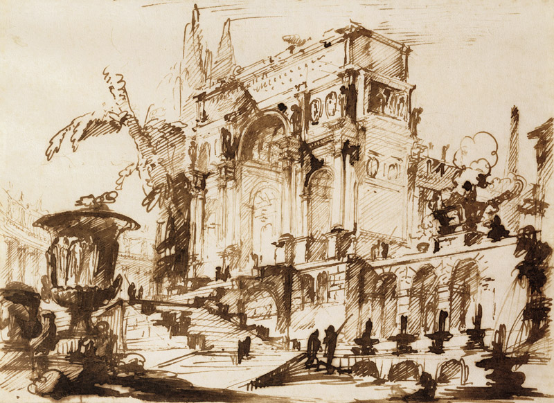 Classical Drawings (pen & ink on paper) od Giovanni Battista Piranesi