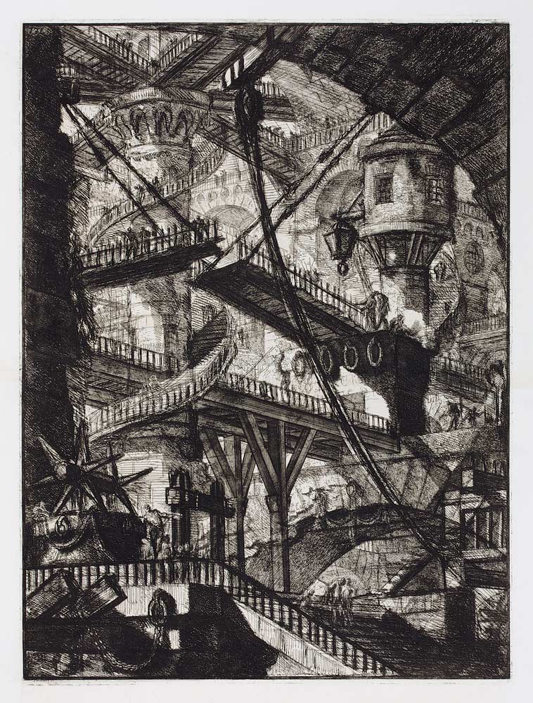 The Drawbridge. From the series The Imaginary Prisons (Le Carceri d'Invenzione) od Giovanni Battista Piranesi