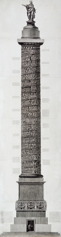 Trajan's Column od Giovanni Battista Piranesi
