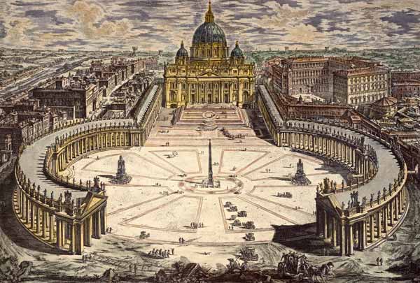 Rome , St.Peters od Giovanni Battista Piranesi