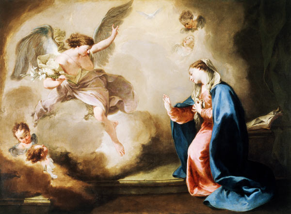 G.B.Pittoni / Annunciation / c.1756 od Giovanni Battista Pittoni