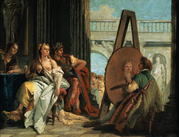 Alexander of the great and Campaspe in the studio of Apelles I. od Giovanni Battista Tiepolo