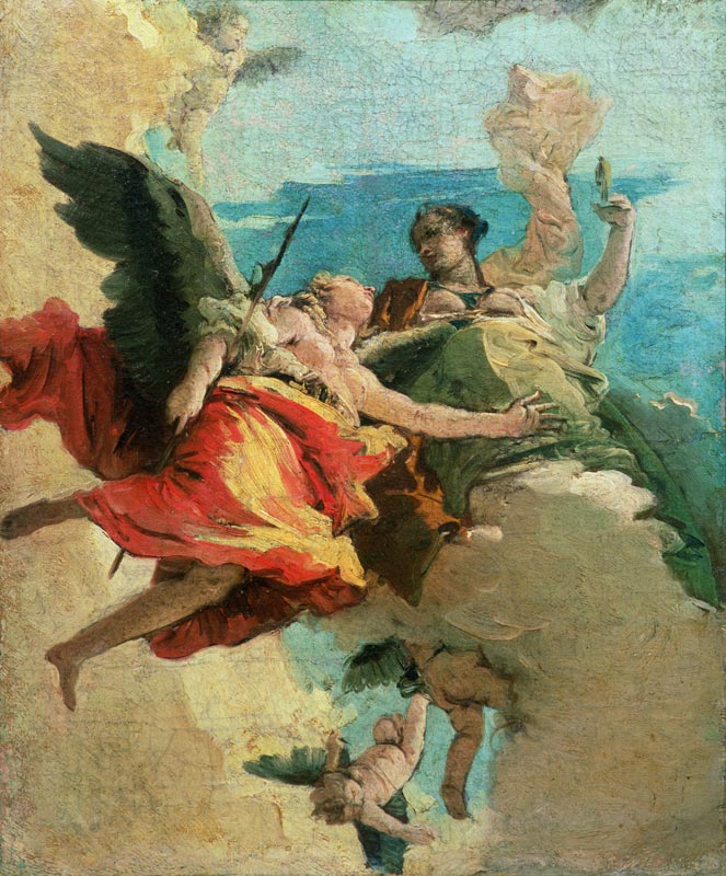 Allegorical scene od Giovanni Battista Tiepolo