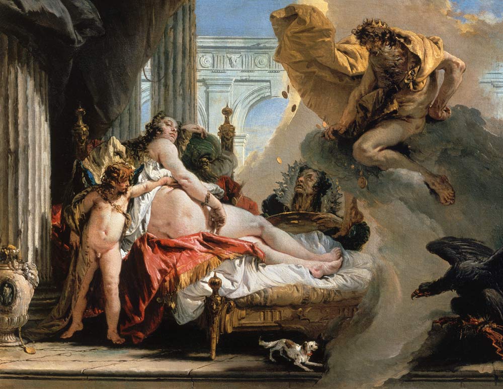 Tiepolo / Danae / 1736 od Giovanni Battista Tiepolo