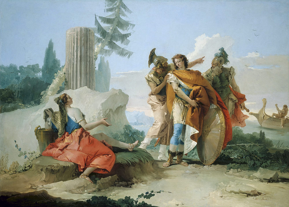 Rinaldo leaves Armida od Giovanni Battista Tiepolo