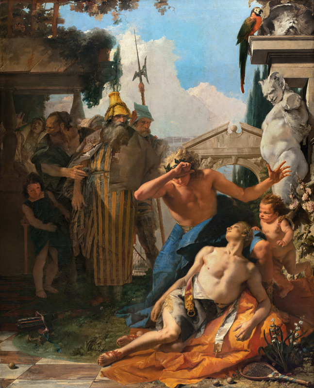 The Death of Hyacinthus od Giovanni Battista Tiepolo