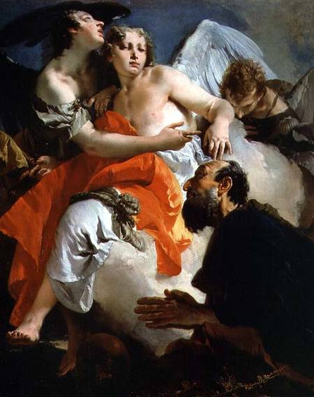 Abraham and the Three Angels od Giovanni Battista Tiepolo